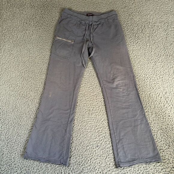 XCVI Pull On Wide Leg Sweatpants Lounge Pants Womens Small Gray Flaws‎ - Picture 1 of 14